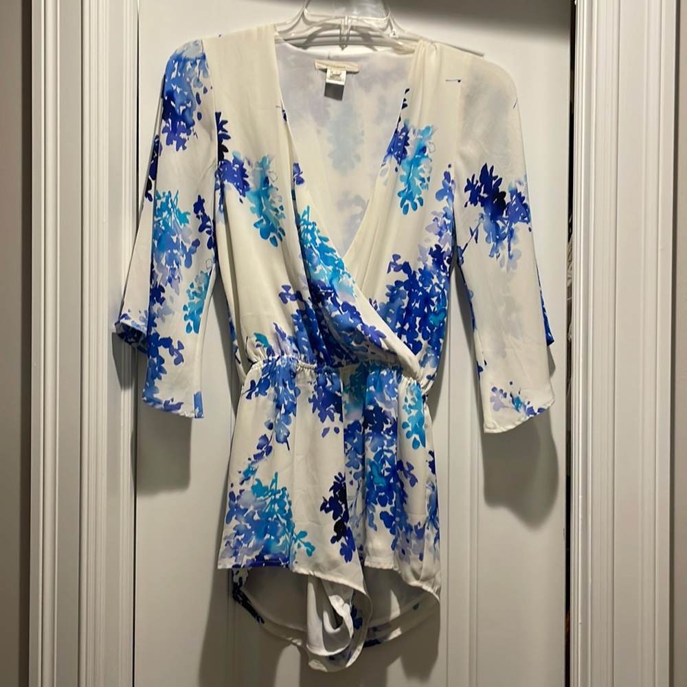 Beautiful Blue floral romper